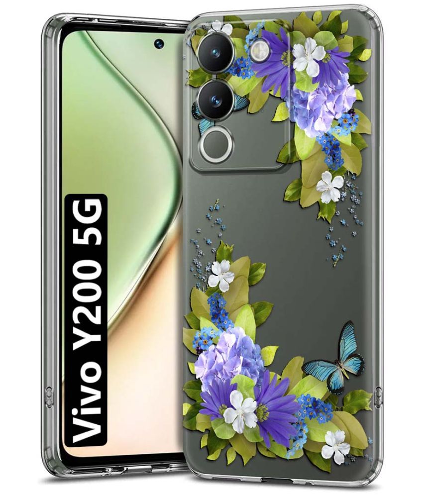     			Fashionury Multicolor Printed Back Cover Silicon Compatible For Vivo Y200 ( Pack of 1 )