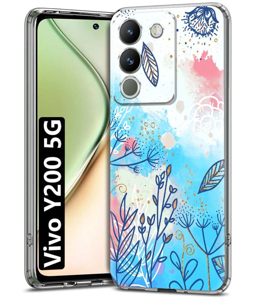     			Fashionury Multicolor Printed Back Cover Silicon Compatible For Vivo Y200 ( Pack of 1 )