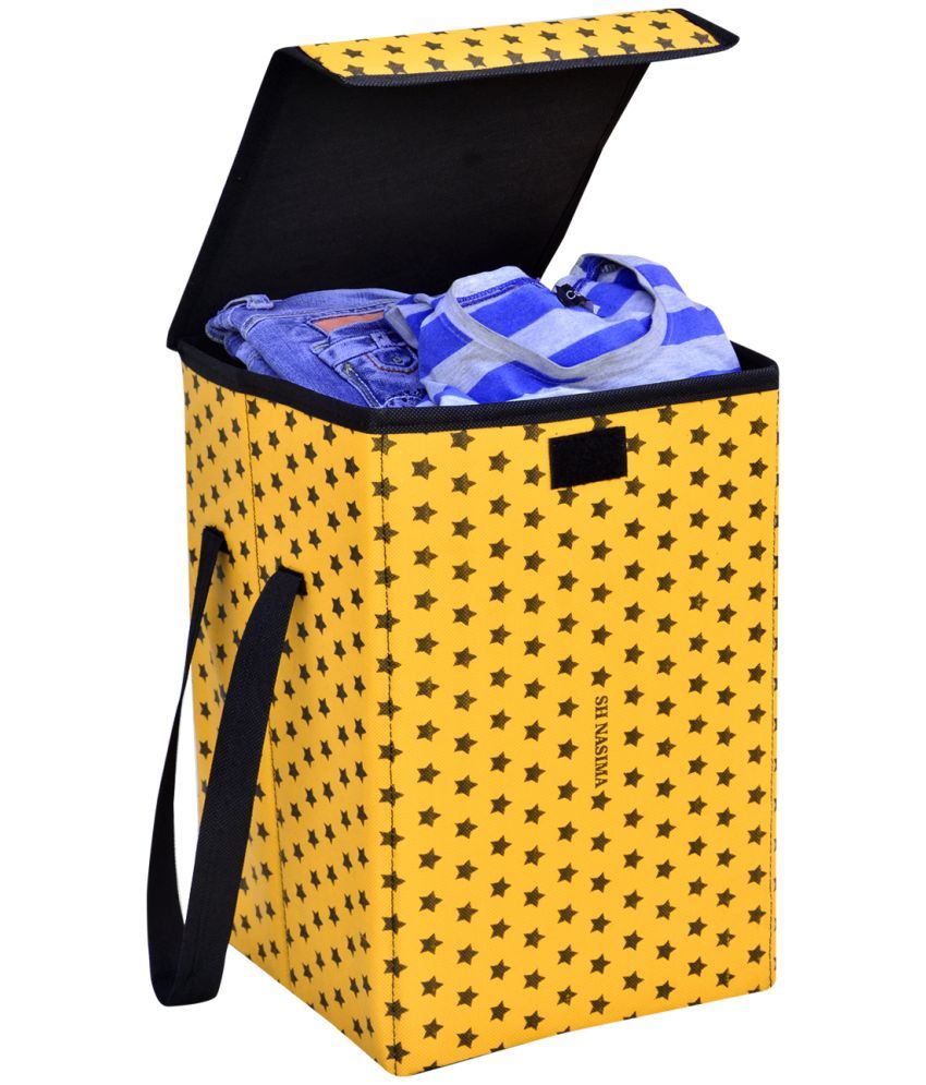     			SH NASIMA Yellow Laundry Bag