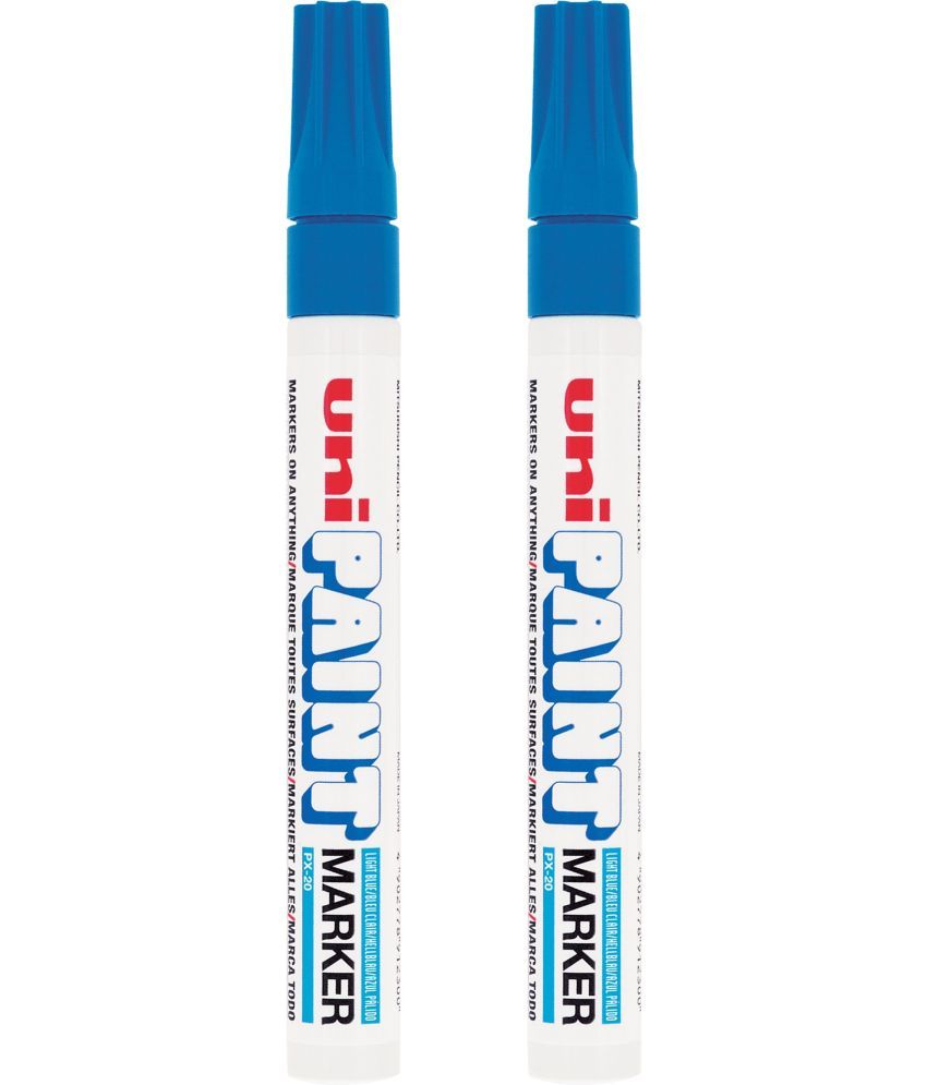     			uni-ball PX20 Paint Markers (Light Blue Ink, Pack of 2)