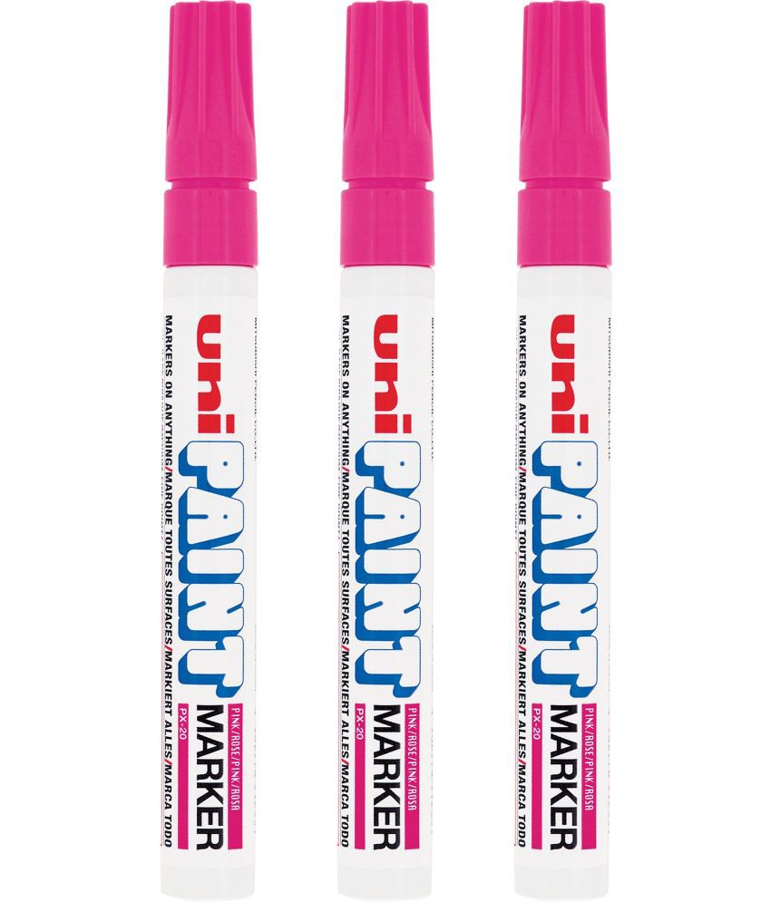     			uni-ball PX20 Paint Markers (Pink Ink, Pack of 3)