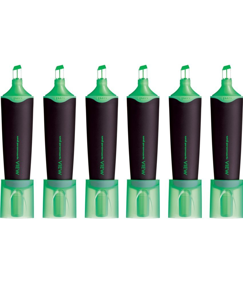     			uni-ball USP200 Promarkview Highlighter, Green Ink, Pack of 6