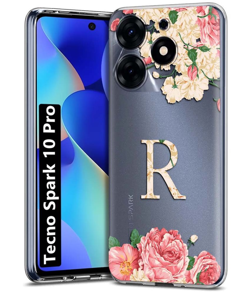     			Fashionury Multicolor Printed Back Cover Silicon Compatible For Tecno Spark 10 Pro ( Pack of 1 )