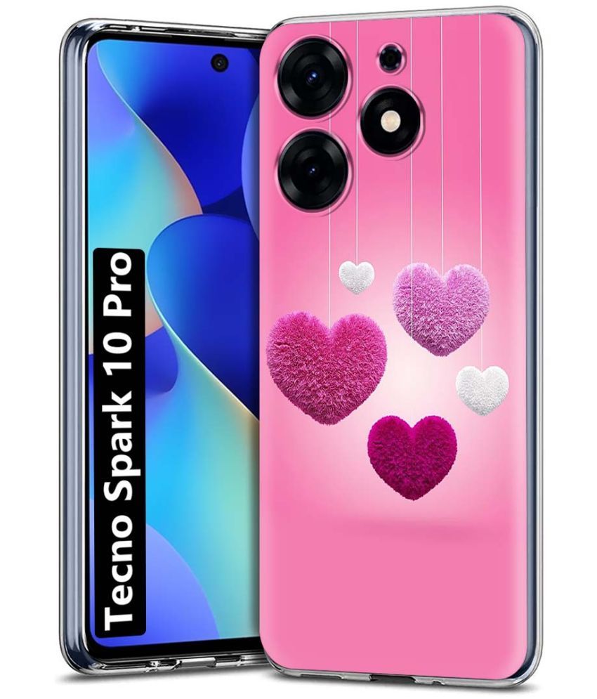     			Fashionury Multicolor Printed Back Cover Silicon Compatible For Tecno Spark 10 Pro ( Pack of 1 )