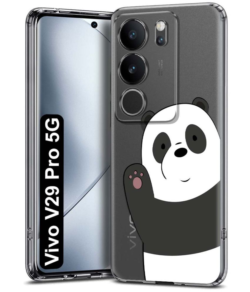     			Fashionury Multicolor Printed Back Cover Silicon Compatible For Vivo V29 Pro 5G ( Pack of 1 )