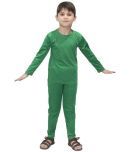 Kaku Fancy Dresses Plain Track Suit Costume Set -White, 5-6 Years, For Boys & Girls