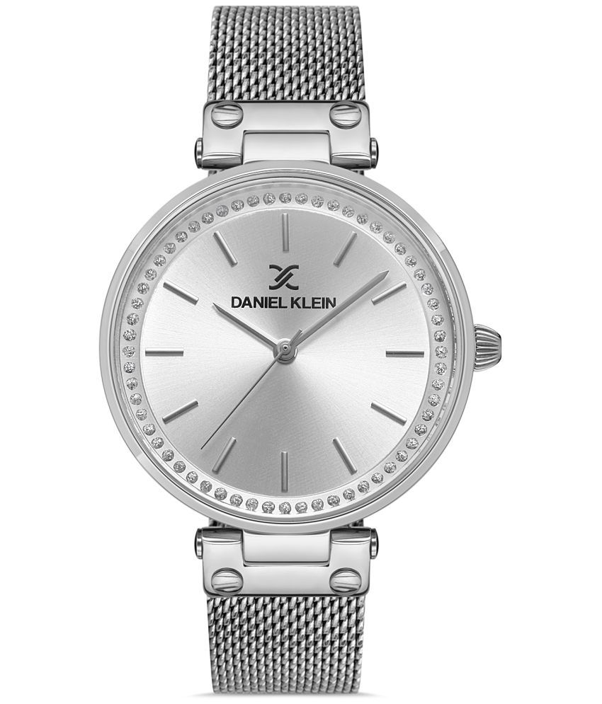     			Daniel Klein Silver Metal Analog Womens Watch