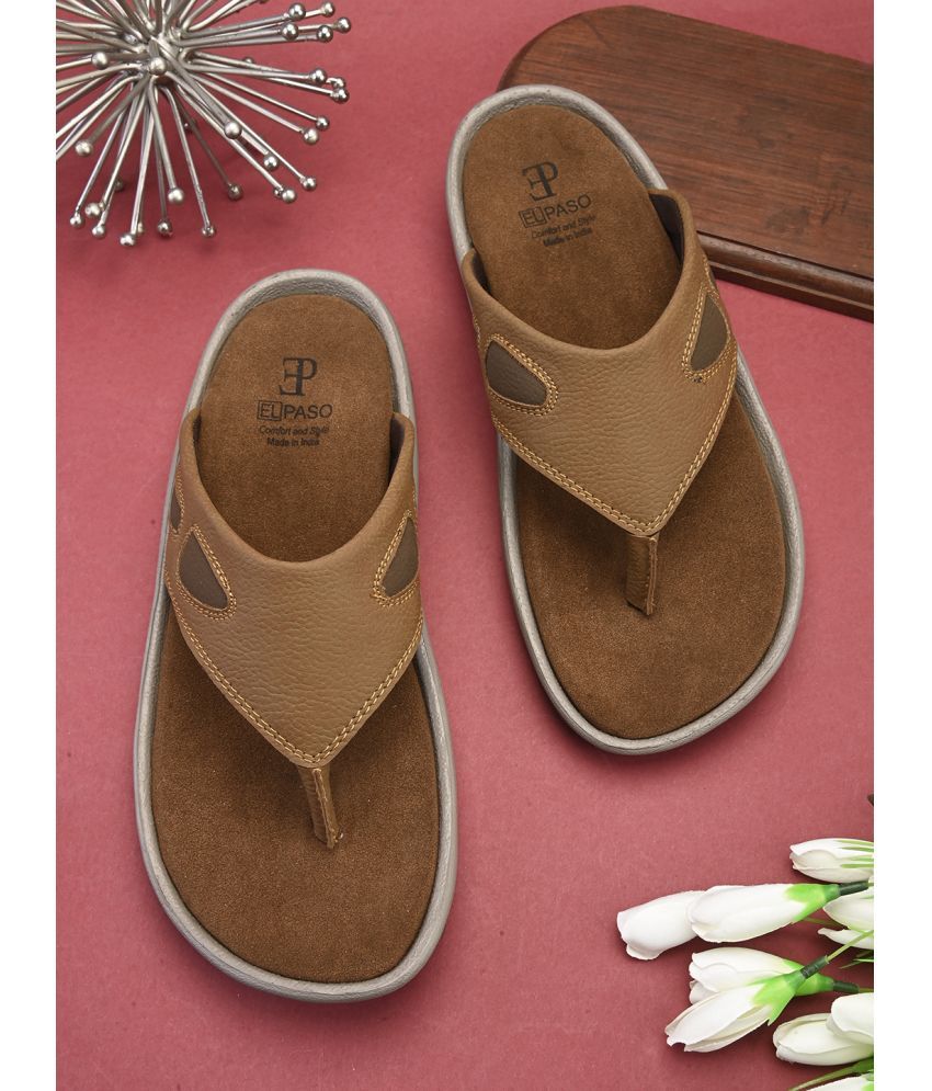     			El Paso - Tan Men's Sandals