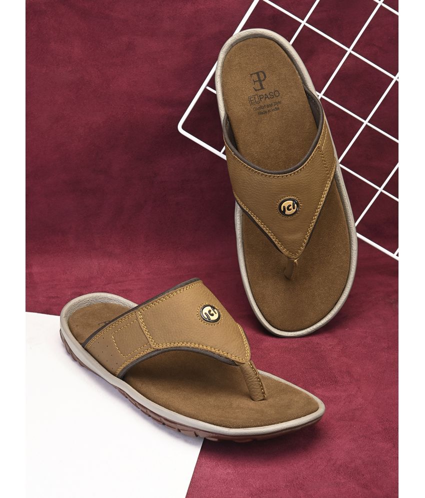     			El Paso - Tan Men's Sandals