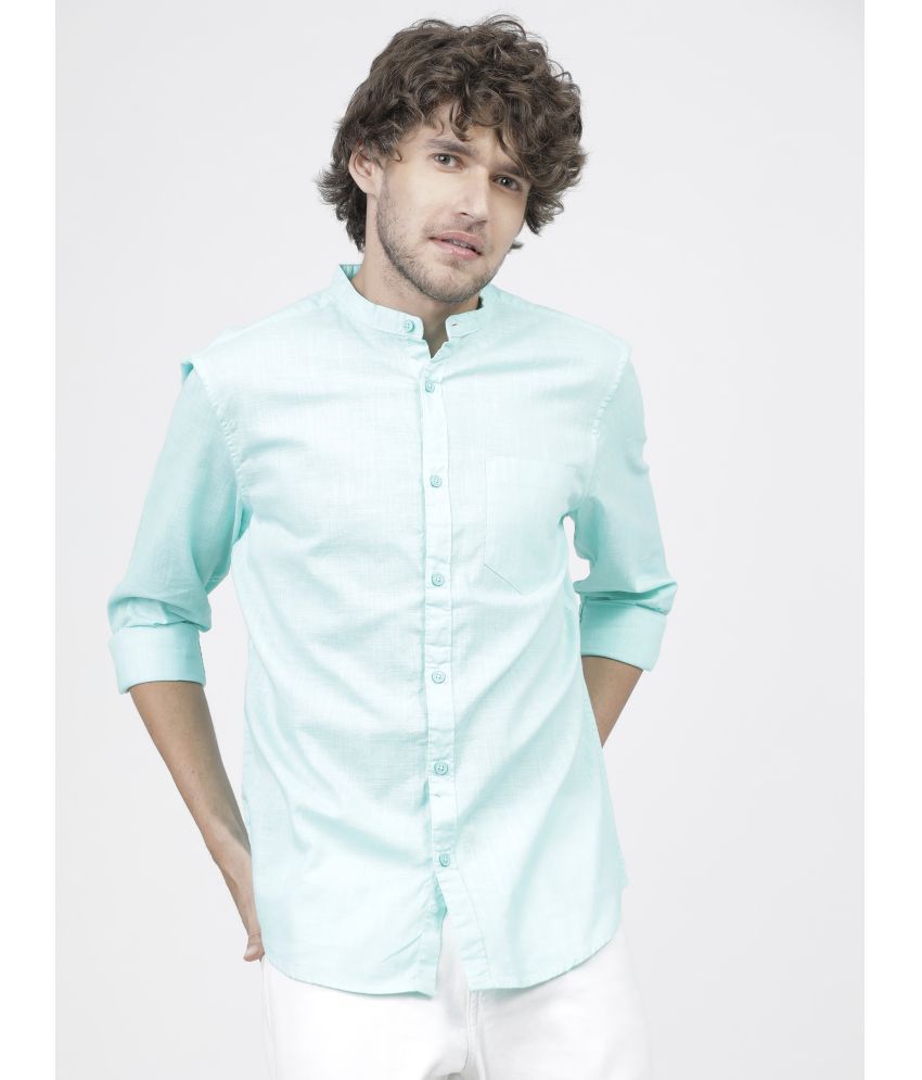     			Ketch 100% Cotton Slim Fit Solids Full Sleeves Men's Casual Shirt - Teal ( Pack of 1 )