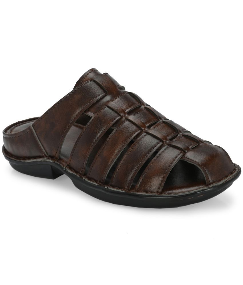     			Leeport - Brown Men's Sandals