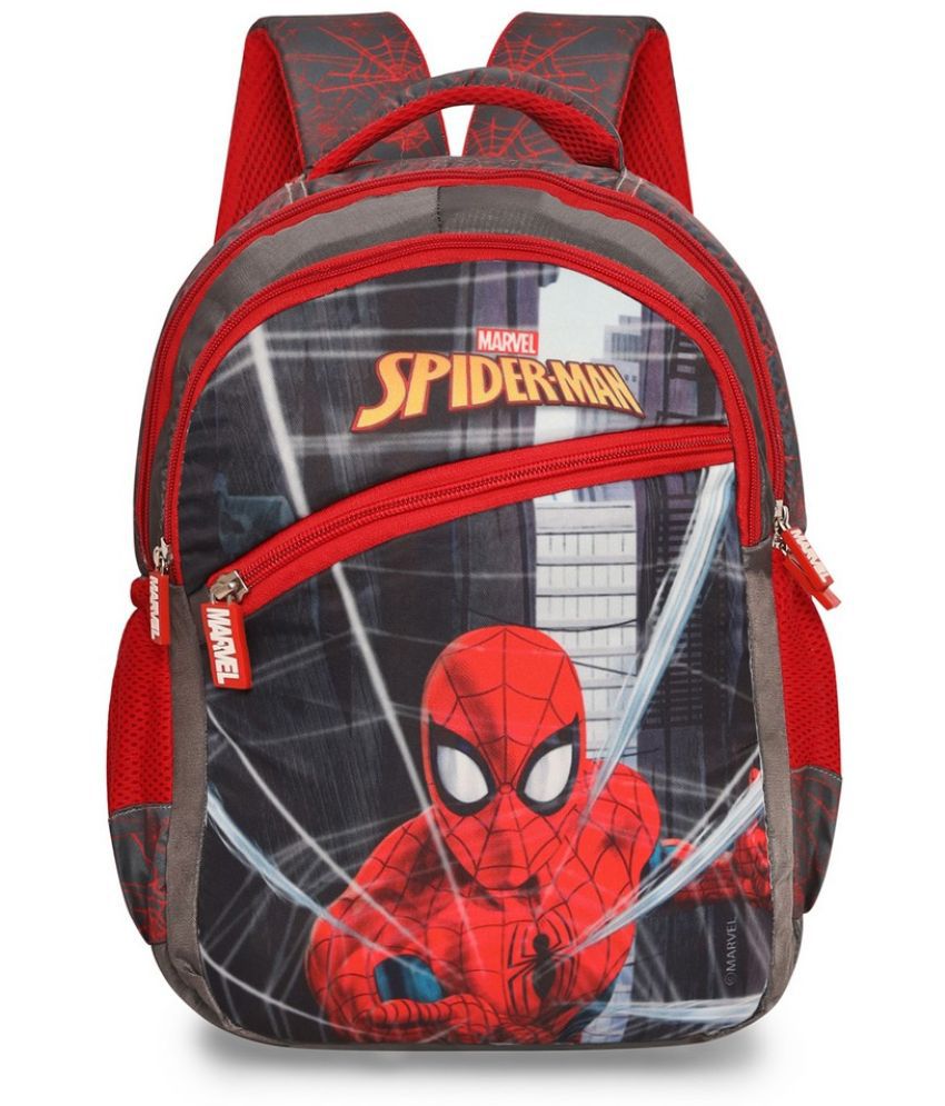    			Priority Grey Polyester Backpack For Kids