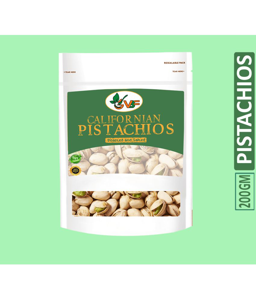     			Vbf Premium California Roasted Pistachios | Pista Dry Fruit | Tasty & Healthy Pistachios  (200 g)