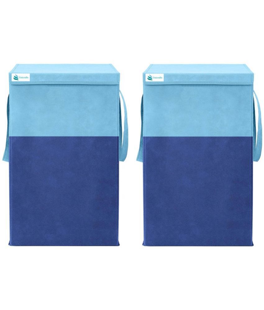     			unicrafts Blue Laundry Bags ( Pack of 2 )