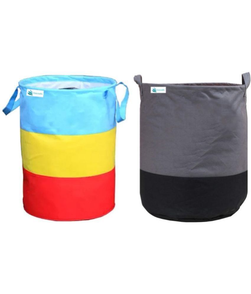     			unicrafts Multicolor Laundry Bags ( Pack of 2 )