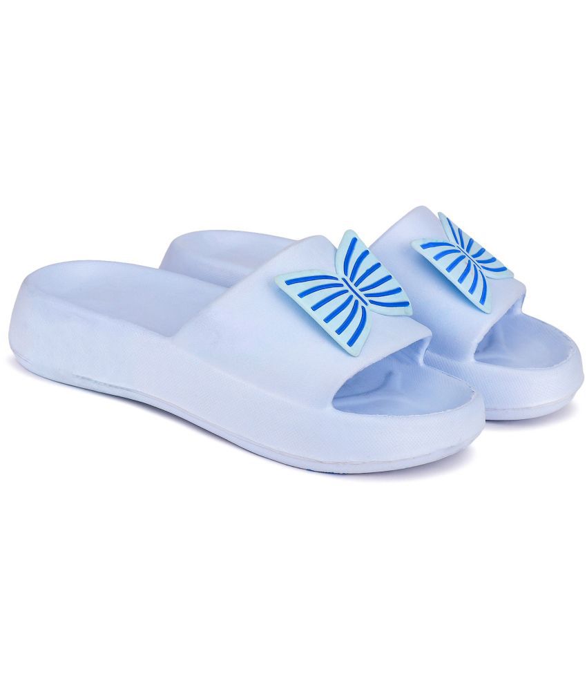     			Bersache Blue Floater Sandals