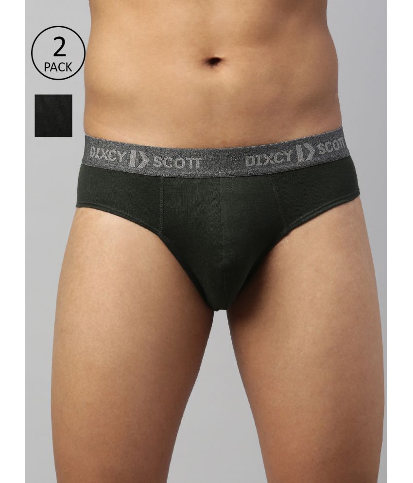     			Dixcy Scott Maximus Multicolor Cotton Men's Briefs ( Pack Of 2 )