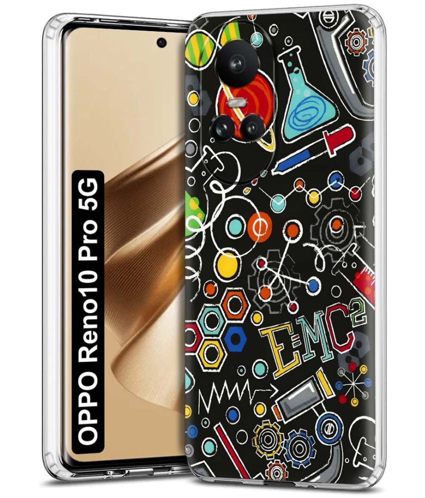     			Fashionury Multicolor Printed Back Cover Silicon Compatible For Oppo Reno 10 Pro ( Pack of 1 )