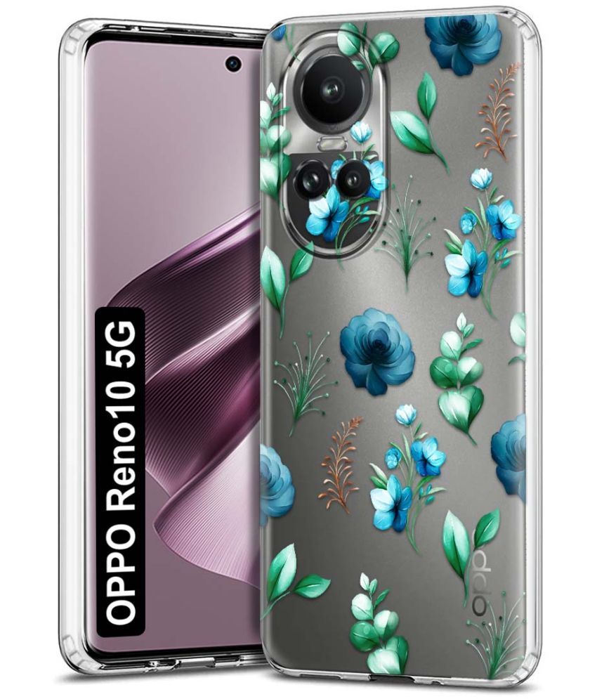     			Fashionury Multicolor Printed Back Cover Silicon Compatible For Oppo Reno 10 5G ( Pack of 1 )