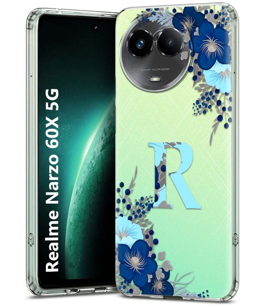     			Fashionury Multicolor Printed Back Cover Silicon Compatible For Realme Narzo 60x 5G ( Pack of 1 )