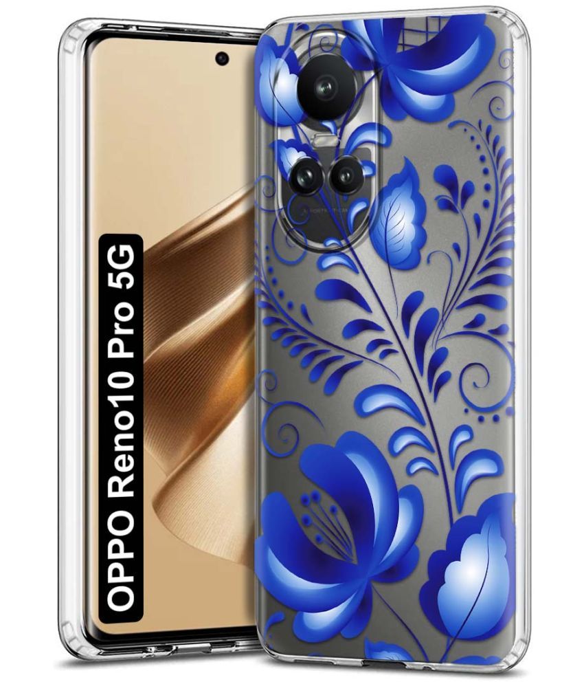     			Fashionury Multicolor Printed Back Cover Silicon Compatible For Oppo Reno 10 Pro ( Pack of 1 )