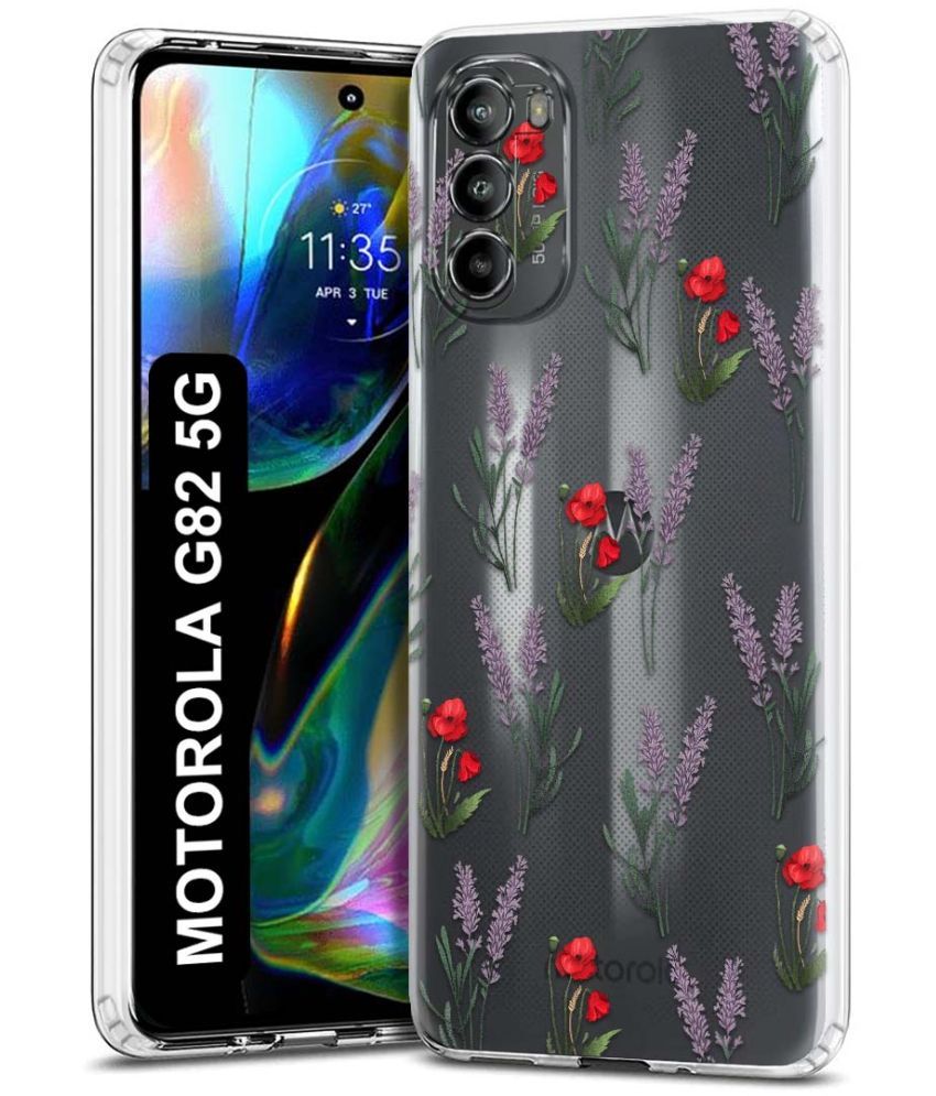     			Fashionury Multicolor Printed Back Cover Silicon Compatible For Motorola Moto G82 5G ( Pack of 1 )