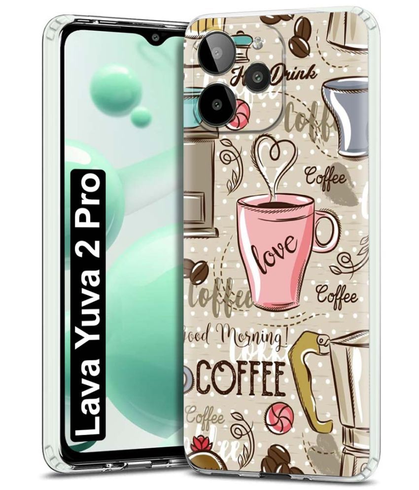     			Fashionury Multicolor Printed Back Cover Silicon Compatible For Lava YUVA 2 Pro ( Pack of 1 )