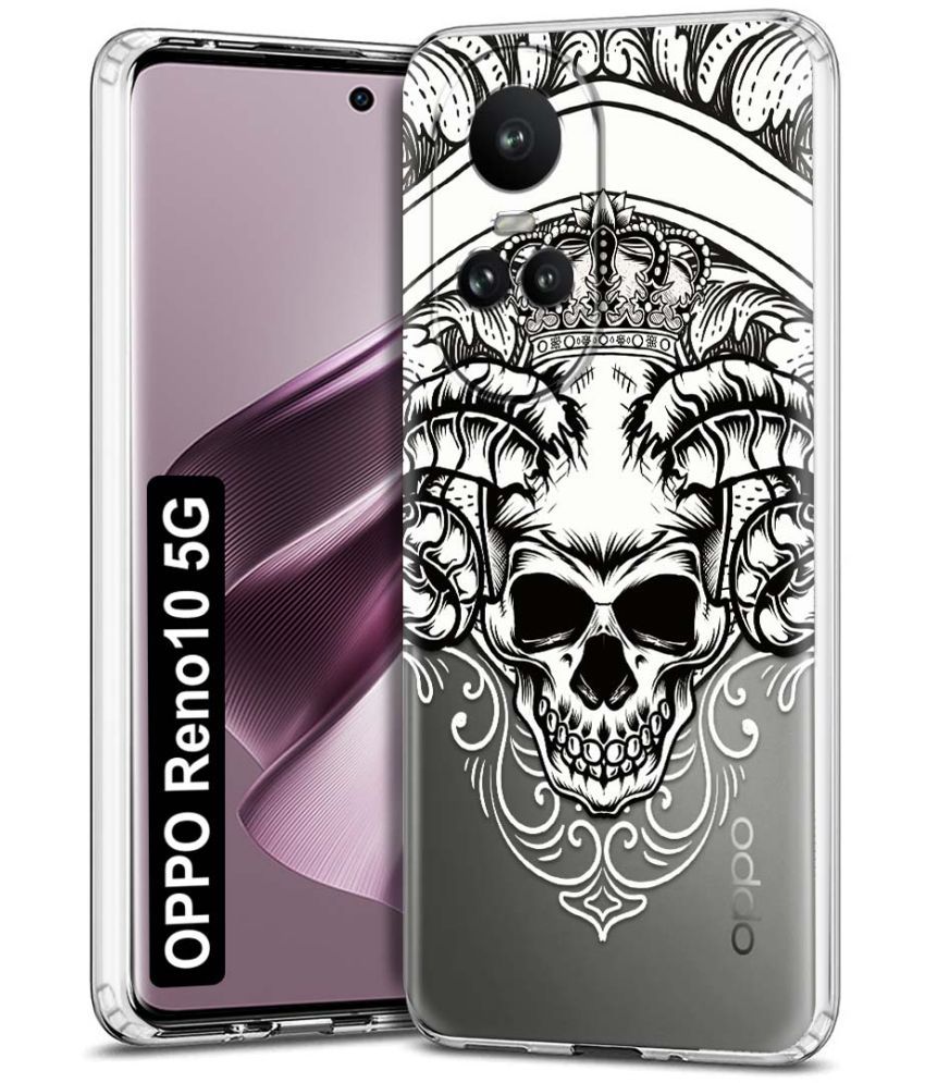     			Fashionury Multicolor Printed Back Cover Silicon Compatible For Oppo Reno 10 5G ( Pack of 1 )