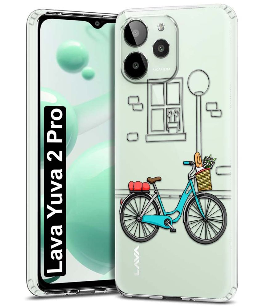     			Fashionury Multicolor Printed Back Cover Silicon Compatible For Lava YUVA 2 Pro ( Pack of 1 )