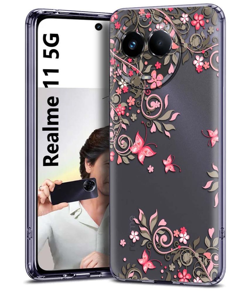     			Fashionury Multicolor Printed Back Cover Silicon Compatible For Realme 11 5G ( Pack of 1 )