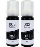 TEQUO 003 Ink Black Pack of 2 Cartridge for Ink Printers Models: L3110, L3100, L3101, L3115, L3116, L3150, L3151, L3152, L3156