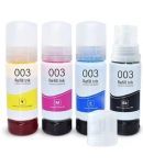 TEQUO 003 L5190 EPS0N Multicolor Pack of 4 Cartridge for EPS0N 003 Ink Bottles (65ml) for L3110 L3101 L3150 L4150 L4160 L6160 L6170 L6190 Printers