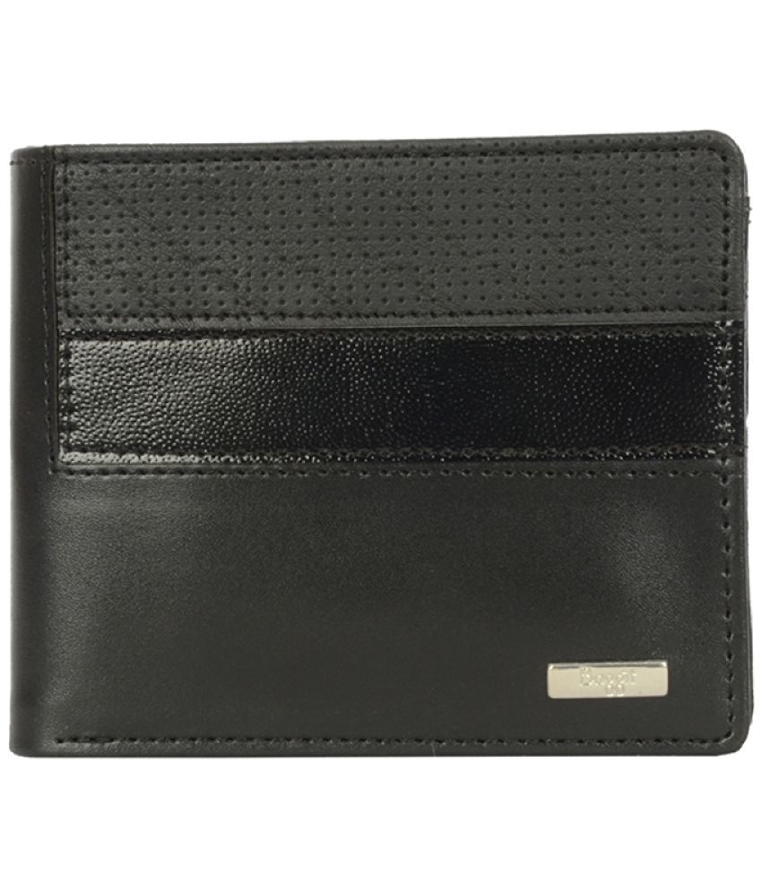     			Baggit Black Faux Leather Men's Regular Wallet ( Pack of 1 )