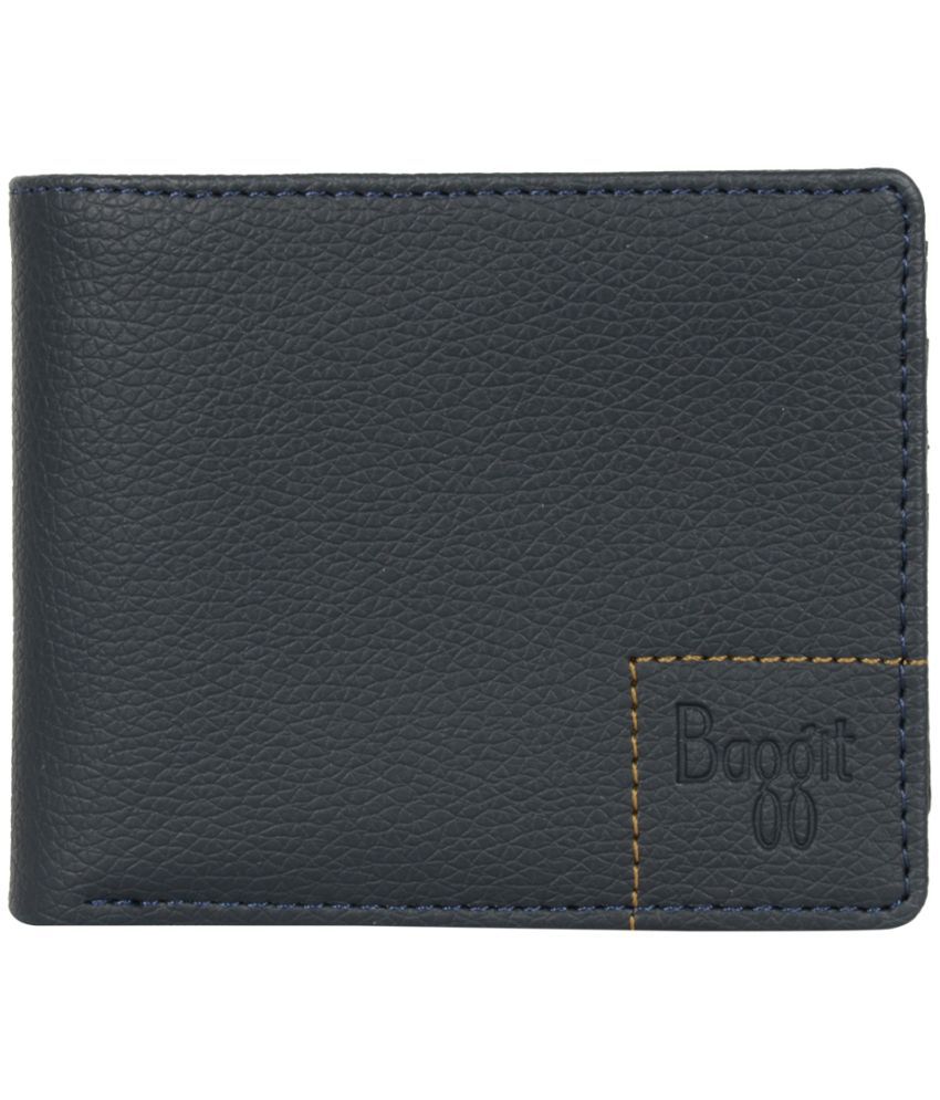     			Baggit Blue Faux Leather Men's Regular Wallet ( Pack of 1 )