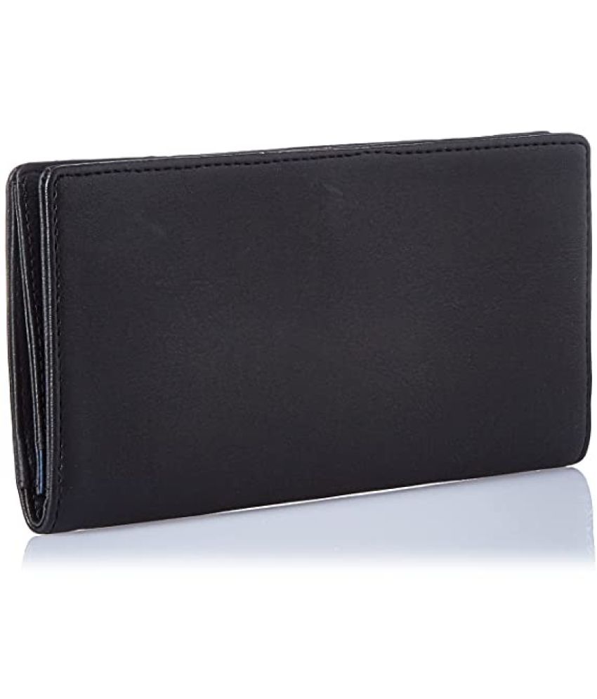     			Baggit Faux Leather Black Women's Bi Fold Wallet ( Pack of 1 )