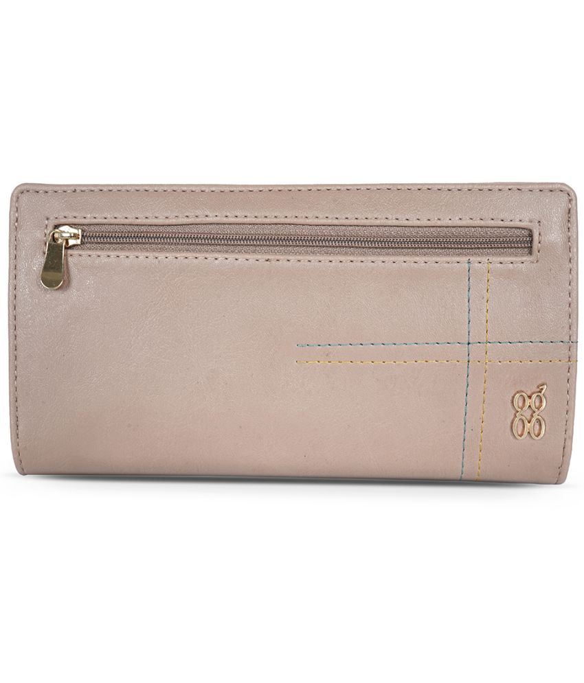     			Baggit Faux Leather Pink Women's Bi Fold Wallet ( Pack of 1 )