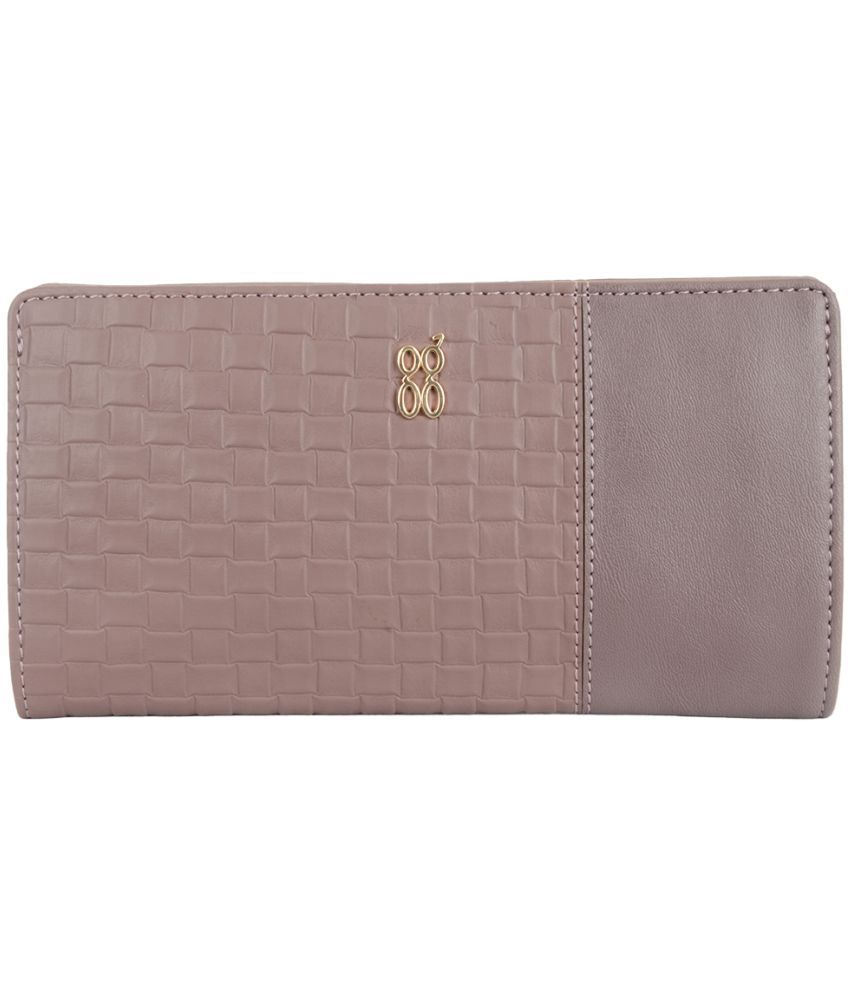     			Baggit Faux Leather Purple Women's Bi Fold Wallet ( Pack of 1 )