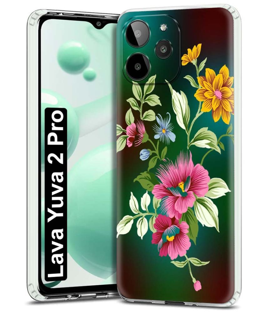     			Fashionury Multicolor Printed Back Cover Silicon Compatible For Lava YUVA 2 Pro ( Pack of 1 )