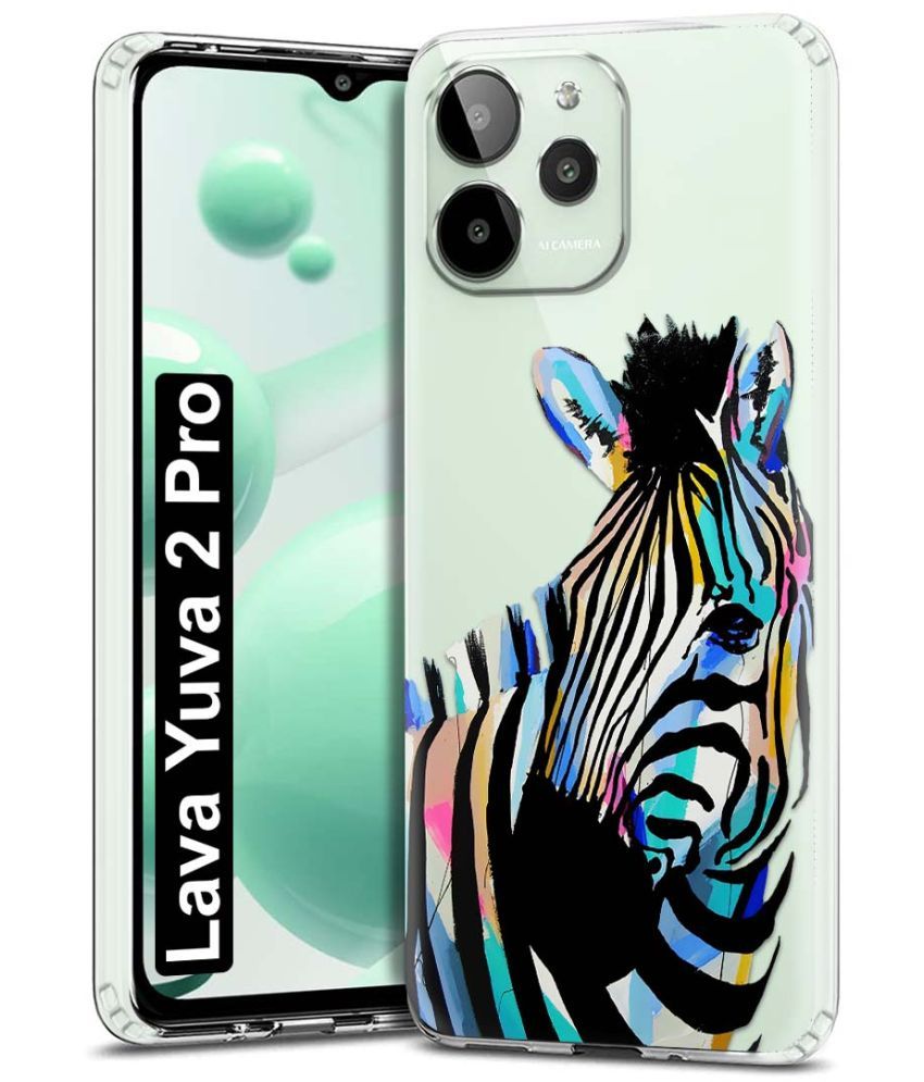     			Fashionury Multicolor Printed Back Cover Silicon Compatible For Lava YUVA 2 Pro ( Pack of 1 )