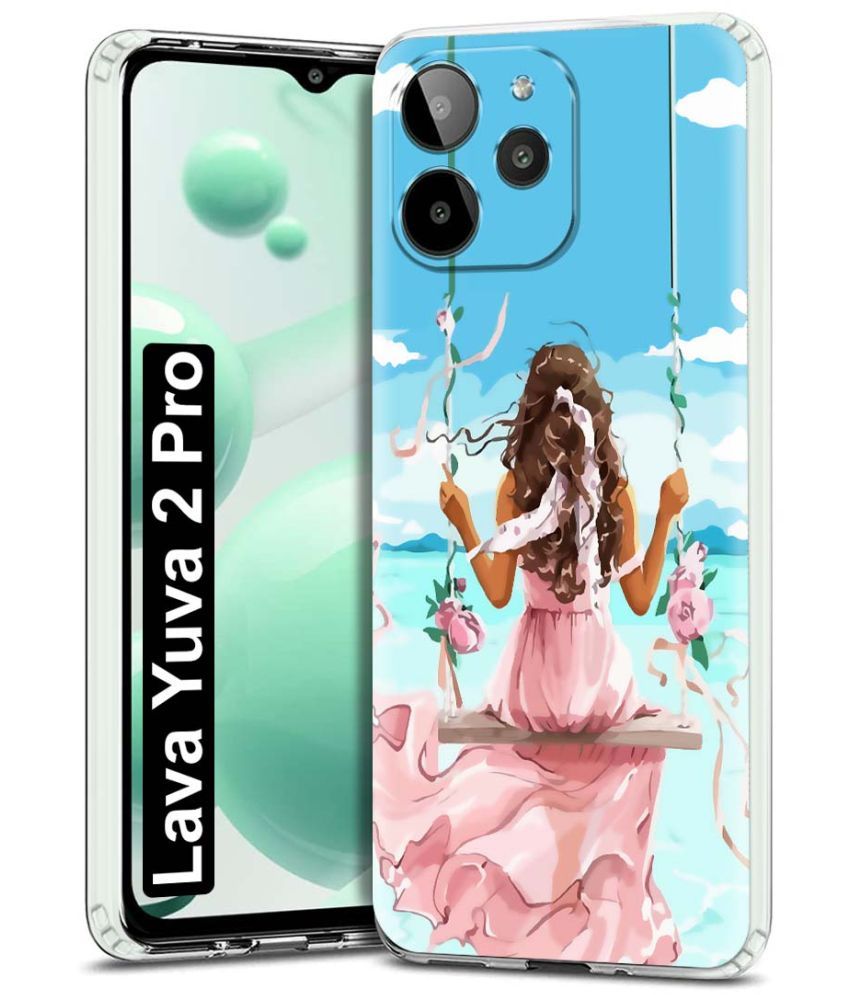     			Fashionury Multicolor Printed Back Cover Silicon Compatible For Lava YUVA 2 Pro ( Pack of 1 )