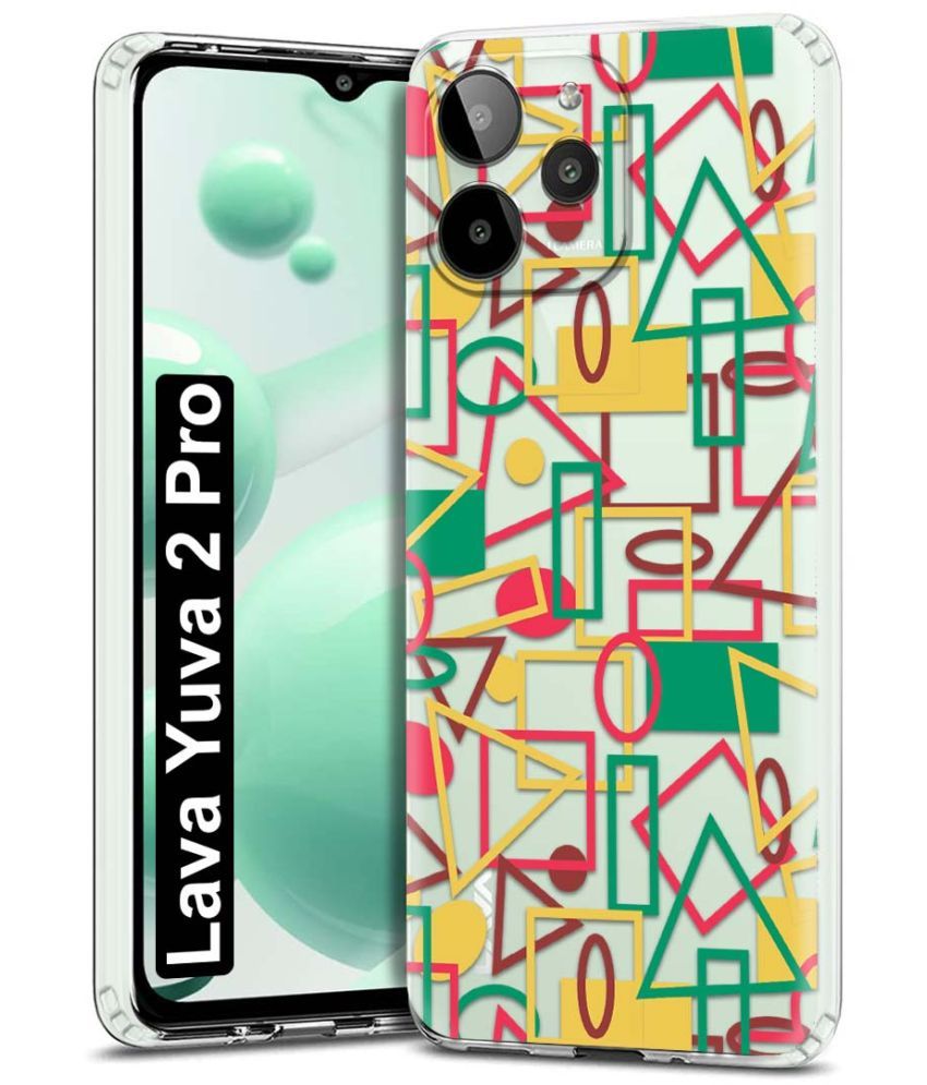     			Fashionury Multicolor Printed Back Cover Silicon Compatible For Lava YUVA 2 Pro ( Pack of 1 )