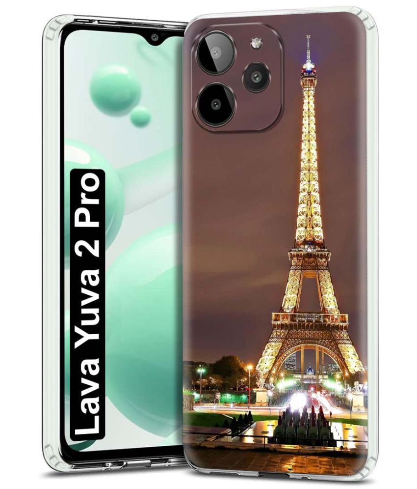     			Fashionury Multicolor Printed Back Cover Silicon Compatible For Lava YUVA 2 Pro ( Pack of 1 )