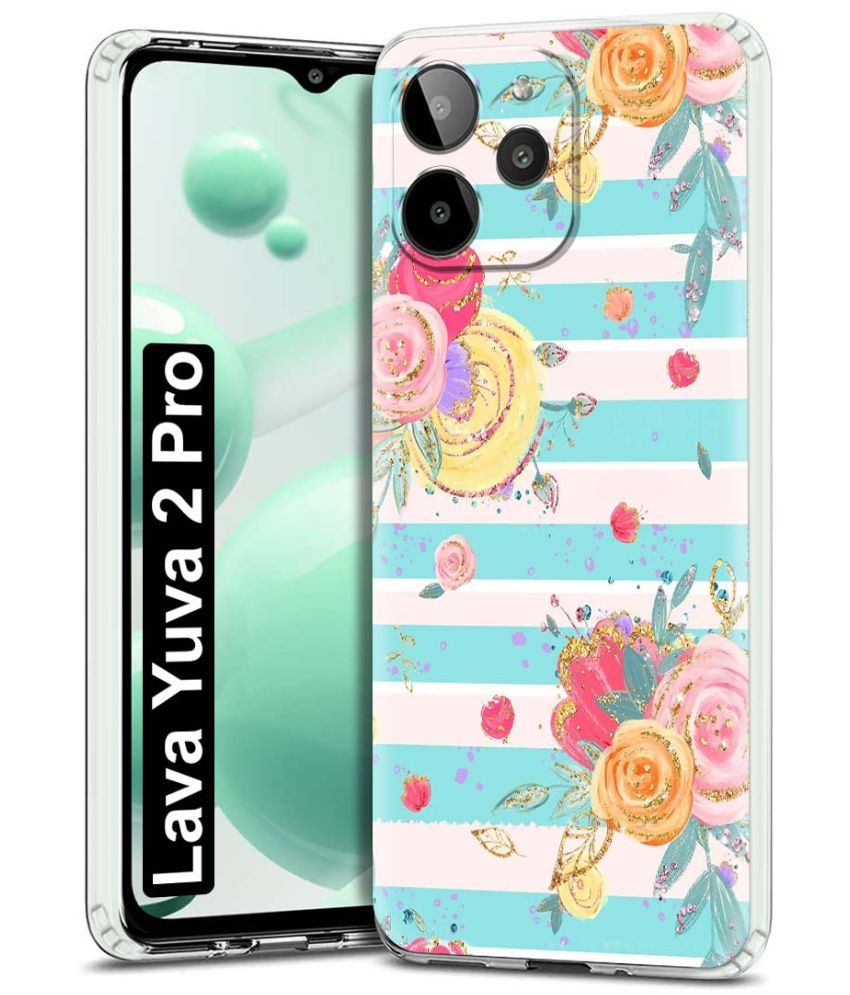     			Fashionury Multicolor Printed Back Cover Silicon Compatible For Lava YUVA 2 Pro ( Pack of 1 )