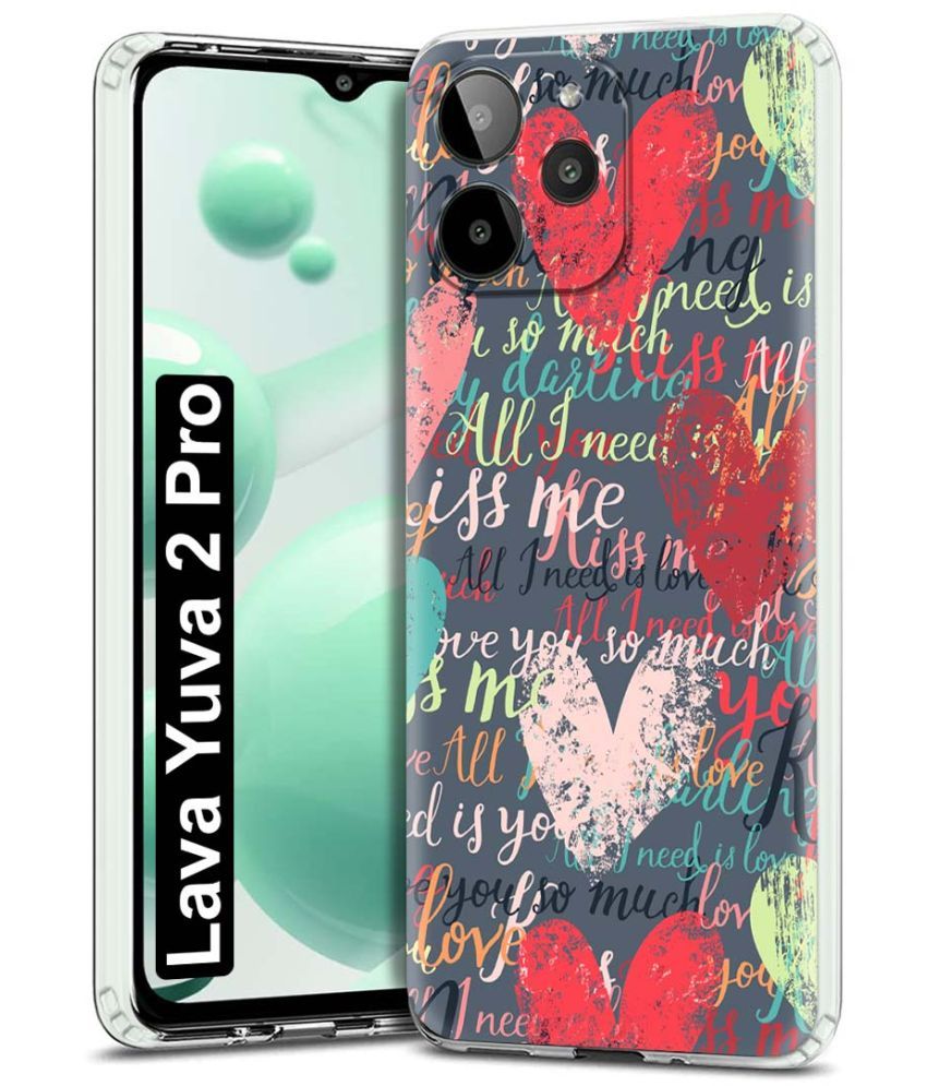     			Fashionury Multicolor Printed Back Cover Silicon Compatible For Lava YUVA 2 Pro ( Pack of 1 )