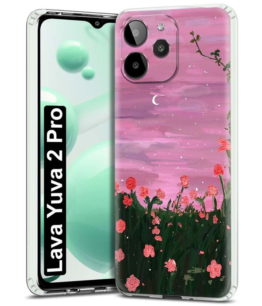     			Fashionury Multicolor Printed Back Cover Silicon Compatible For Lava YUVA 2 Pro ( Pack of 1 )