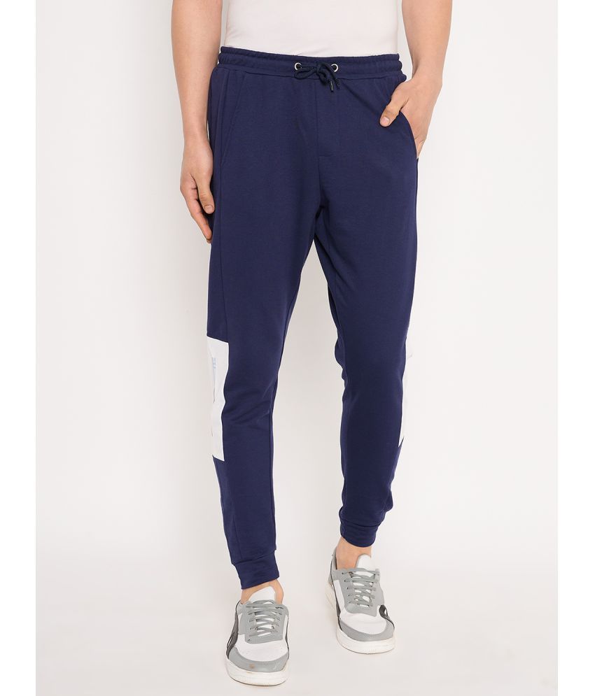     			GET GOLF Navy Cotton Blend Men's Joggers ( Pack of 1 )