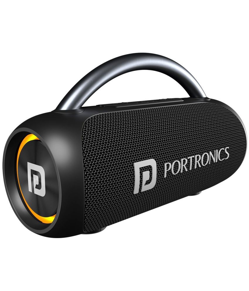     			Portronics Radiant 30 W Bluetooth Speaker Bluetooth V 5.3 with USB,Aux Playback Time 6 hrs Black