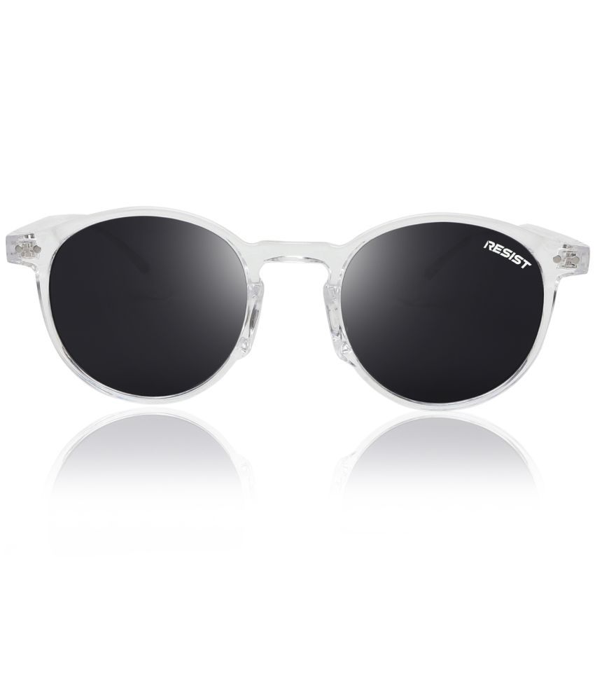     			RESIST EYEWEAR White Round Sunglasses ( Pack of 1 )