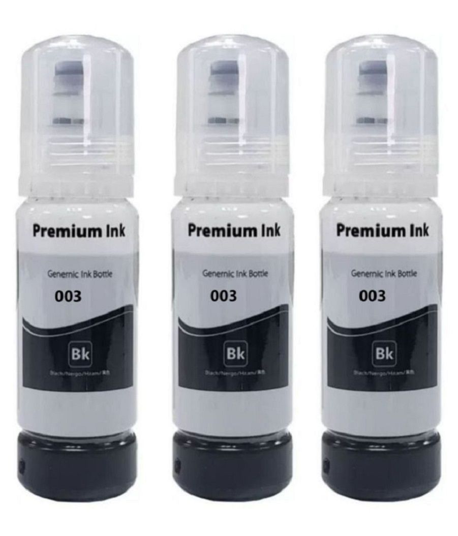     			TEQUO L3110 Ink For 003 Black Pack of 3 Cartridge for Ink Printers Models: L3110, L3100, L3101, L3115, L3116, L3150, L3151, L3152, L3156