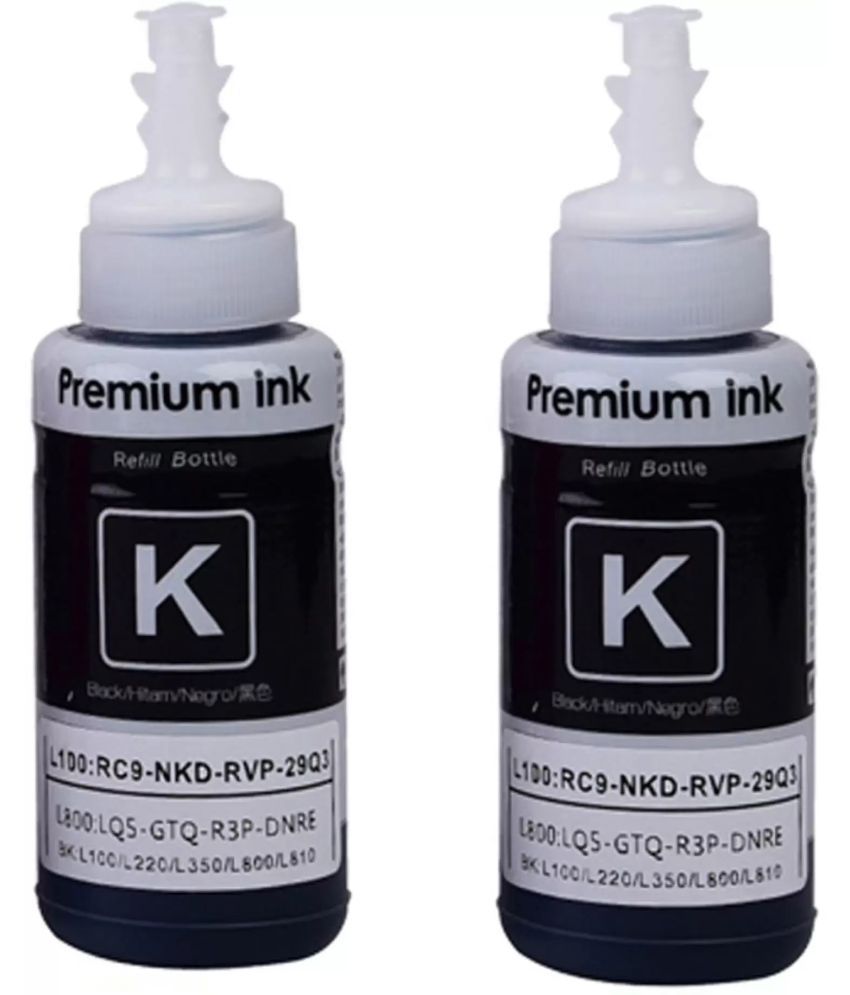     			TEQUO T664 Ink For L1300 Black Pack of 2 Cartridge for L220/ L550/ L355/ L110/ L210/ L300/ L360/ L350/ L380/ L100/ L200/ L565/ L555/ L130/ L1300